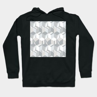 Retro Gray Cubes Hoodie